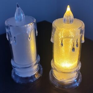 Elegant White LED Flameless Candles Set